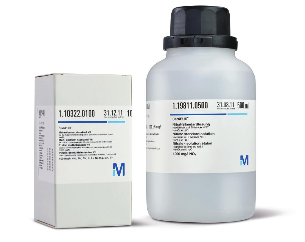 Certipur and TraceCERT Certified Reference Material s If you need to make your own dilute solutions according to your lab-specific concentrations, rely on the superb quality of our Certipur and