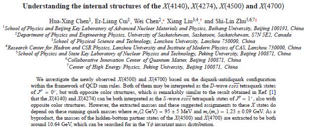 Exotic structures in B + J/ψ φk + Interpretations already.