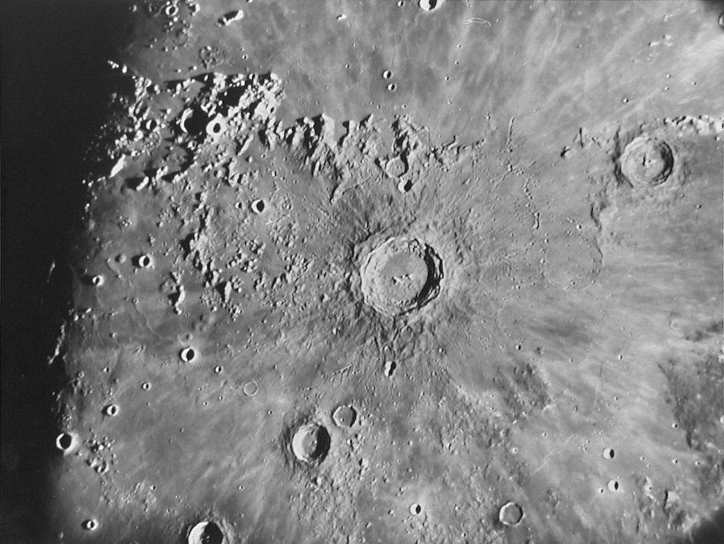 Secondary Craters and Ejecta Blanket Secondary impacts from material thrown out of main crater Lower speed