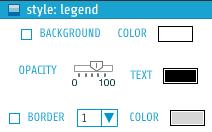 In the Layers panel under the Layout Objects and Legends folder, turn off visibility of the RPL_THEMES legend. Turn on visibility of the EP_DISABL legend.