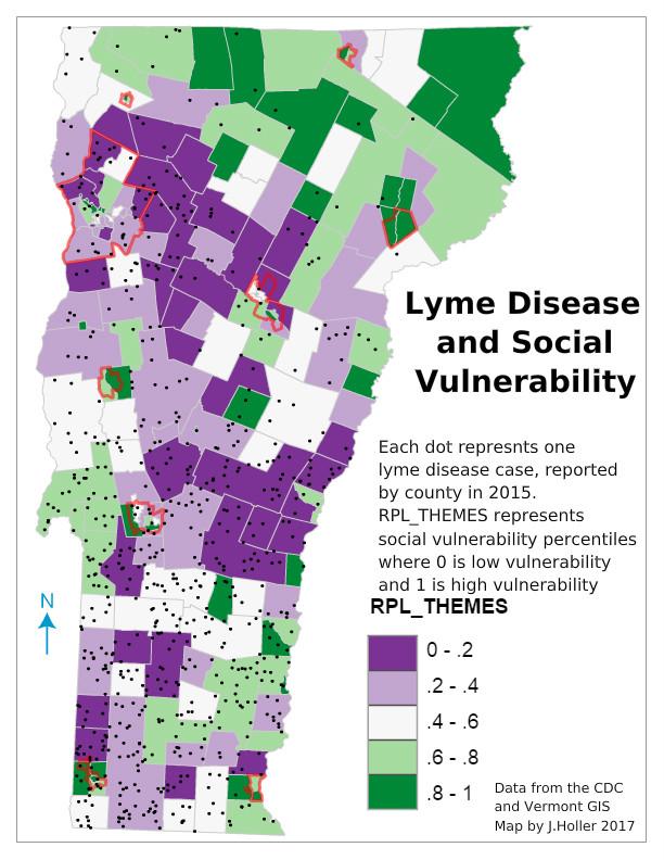 Appendix C: Lyme Disease and Social Vulnerability Note: I noticed that I misspelled "represents" in the
