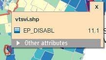 Customize the disabled persons map layer A style: choropleth panel (shown at right) appears after you create the layer.