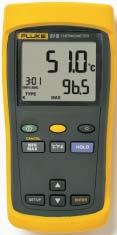 50 Series II Thermometers Laboratory accuracy. Wherever you go. The Fluke 50 Series II contact thermometers offer fast response and laboratory accuracy (0.05% + 0.3 C) in a rugged handheld test tool.