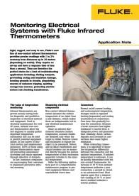 Fluke non-contact thermometers. This application note covers measuring the temperature of electrical components using the latest Fluke 570 Series IR thermometers. Fluke. Keeping your world up and running.
