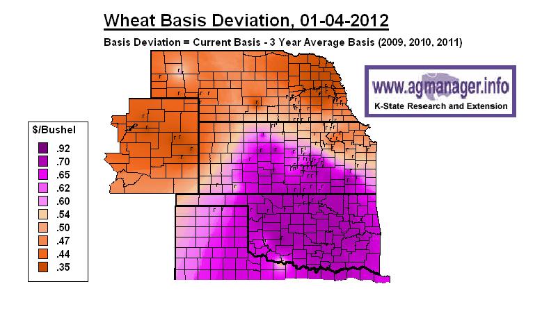 Basis deviation map on www.agmanager.