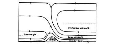 Schematic of a Thunderstorm Outflow (Goff 1976, based on