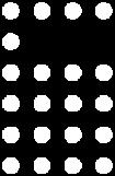 The first four figures of a sequence are shown below. How many dots would be in the 5 figure in the sequence? 50 th A. 2452 B. 2450 C. 2448 D. 2654 E. 2655 7.