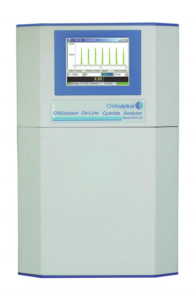 comparison to a CNSolution 3100 laboratory analyzer. Operating Mode Figure 1. CNSolution 9310 On-line Cyanide Analyzer Table 1.
