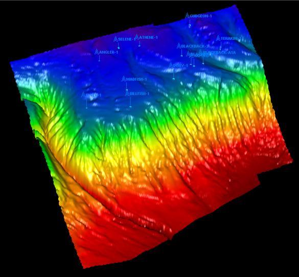 An additional high resolution 3D pre-stack depth migration is used to define a seabed horizon inserted as a hard constraint between the water and sediment layer velocities of the initial interval