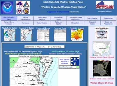 NWS Wakefield Briefing Page http://www.erh.