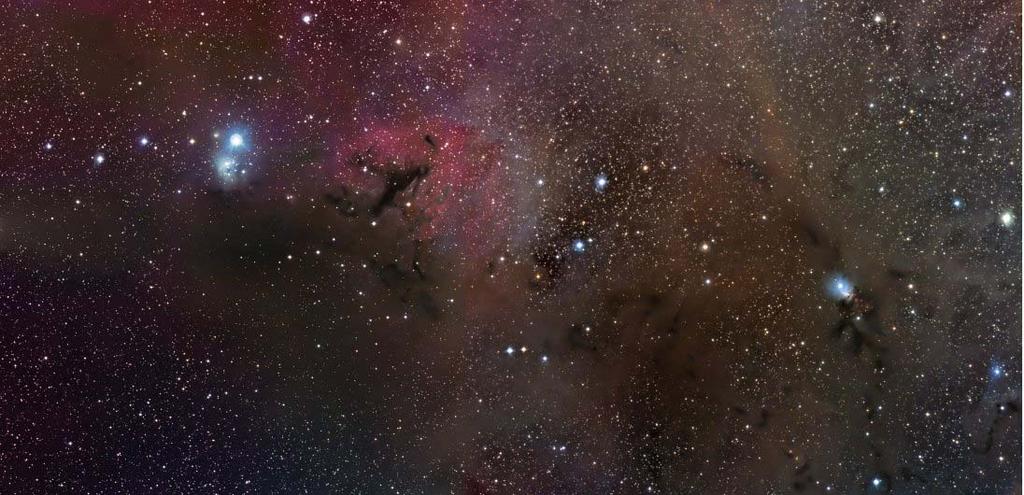The Perseus molecular cloud Chain cold molecular clouds Two sites of low
