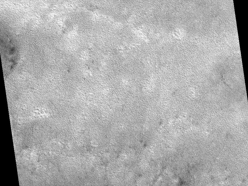 Crater degradation Bright patch (ghost crater?