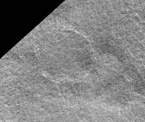 Crater degradation HiRISE