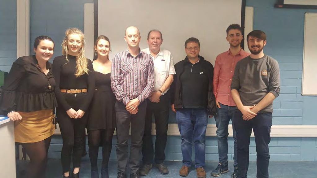 22 nd March 2017 Dr. Steve Hollis, a PostDoc from UCD (ICRAG), gave a talk in conjunction with our SEG chapter on 22 nd March 2017.