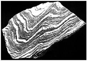 2) METAMORPHIC ROCKS (will either have foliations and/or banding, or will look granular if its non-foliated) a) Types of Textures for Metamorphic Rocks -