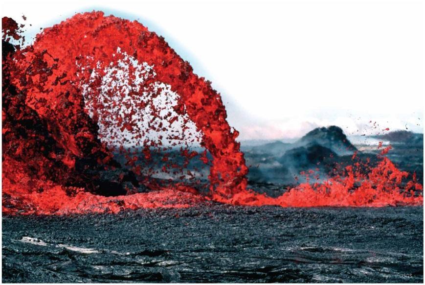 Igneous Rocks: Formed by Fire Solidification of lava at Earth s surface creates extrusive or volcanic igneous rocks Most