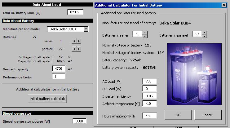 4. Battery calculator Some highlights from the methodology: The capacity is being continuously re-calculated to actual ambient temperature The dependence of energy lost on temperature dependent