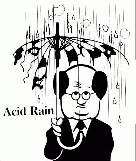 Acid Rain One of the main pollution issues facing the planet is acid rain. Rainwater with a lower ph than normal (typical water ph 6.5 to 8.5) is called acid rain.