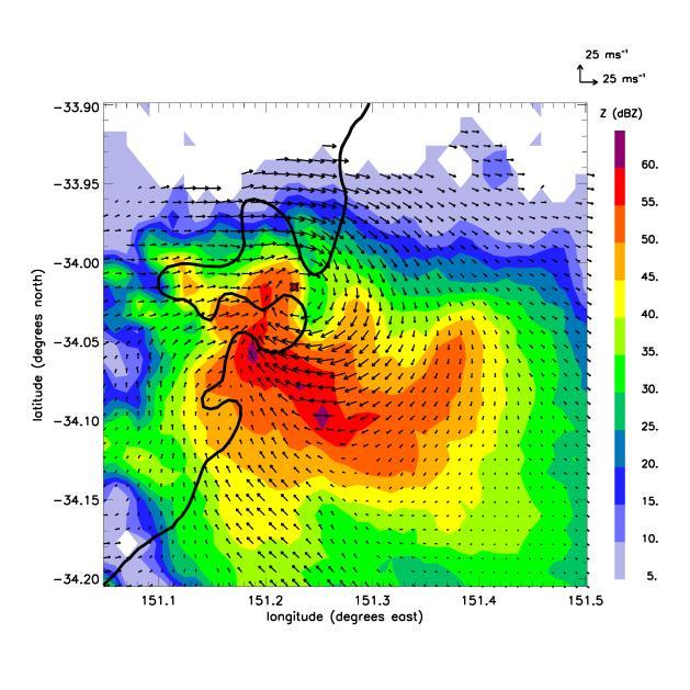 2015/2016 summer, costing insurance companies AU$206m. Fig. 1 illustrates the HP supercell storm structure around the time of tornado onset (Moller et al. 2003), while Fig.