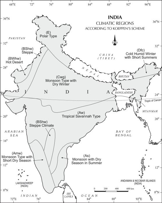 54 INDIA : PHYSICAL ENVIRONMENT Figure 4.