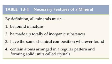 Mineral Groups 1) silicates Si and O base usually combined with one or more metal cations 2) oxides O base combined with one