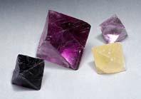 Colored varieties of quartz (SiO 2 )