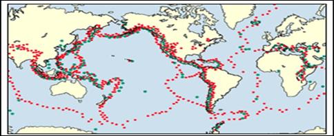 Early Evidence of Plate Tectonics The eastern coast of North and South America seems to fit with the western coast of Africa and Europe.
