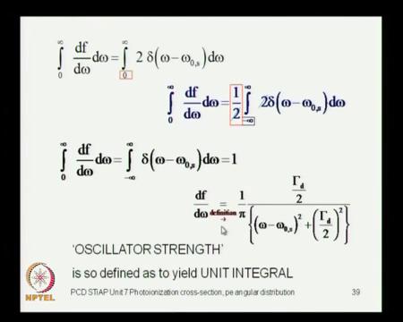 similarly in this context, if you extend this range of integration from 0 to infinity to minus infinity to plus infinity, all you have to do is to take half of that integral.
