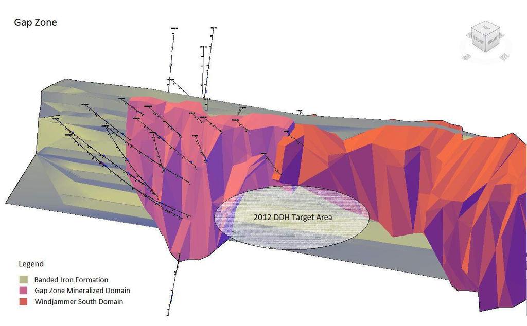 2012 Gap Zone Drilling: New