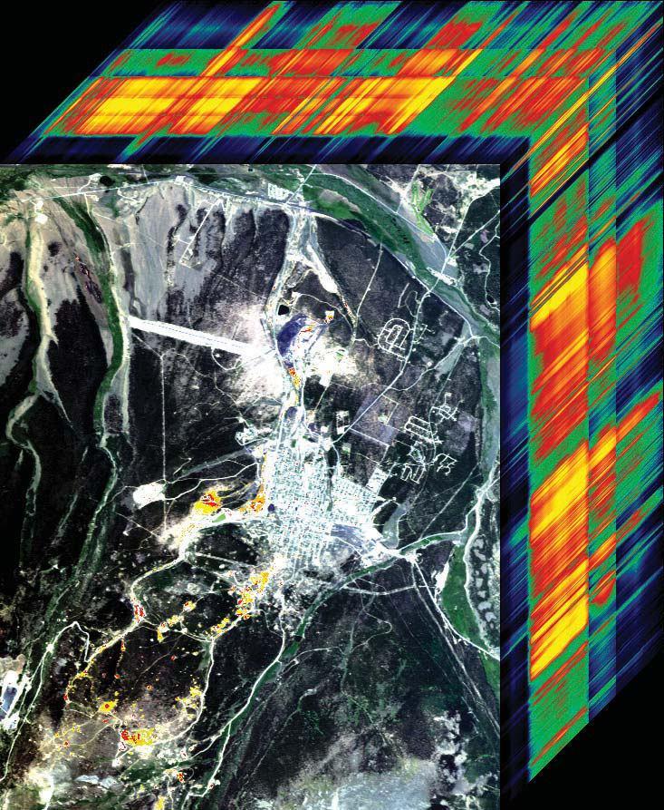 Hyperspectral image cube 3 Hyperspectral images are sometimes referred to as image cubes because they have a large spectral