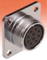 0. 0. Ø Receptacles (Square flange) Waterproof (When mated with corresponding plug) RMWTRZB-S() -Ø. Ø. M [Specification number] (**), -** () : Silver plated contacts () : Gold plated contacts Part Number L No.