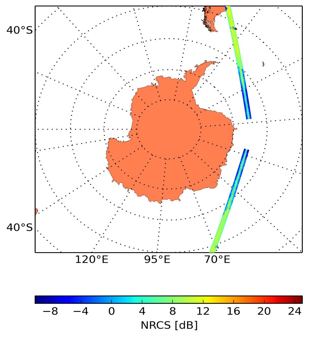 Analysis Example of GPM Acquisition over Sea Ice Sea