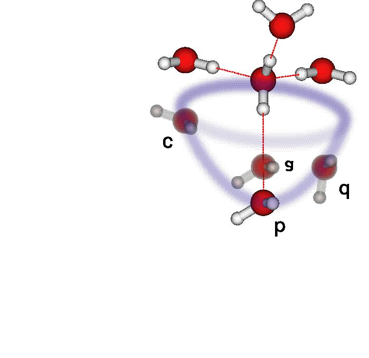 Breaking donor H-bonds Move molecule on one