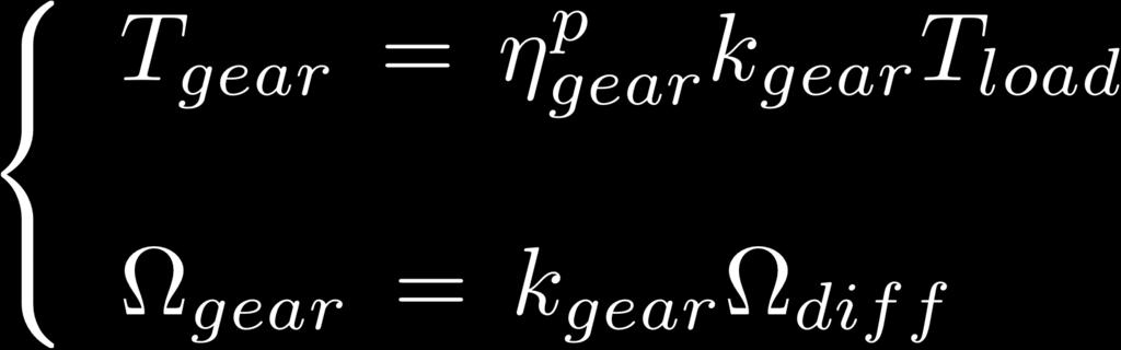 : correction exponent EMR If k gear can be adjusted k