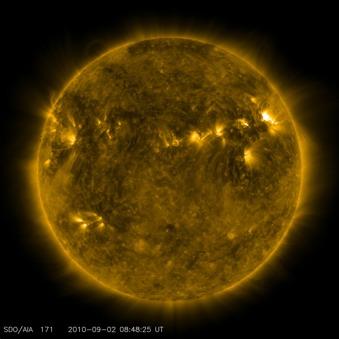 1. Basic properties of the Sun Solar Radius = Solar Mass = 6.