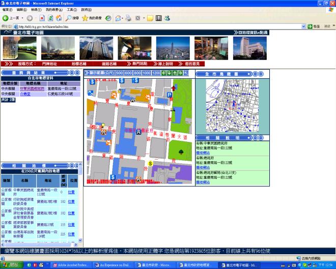 Taipei E-Map Service Data conversion Address GIS 1:1000 Topographic Digital Map Landmark GIS ArcGIS MicroStation MapInfo Database Attribute
