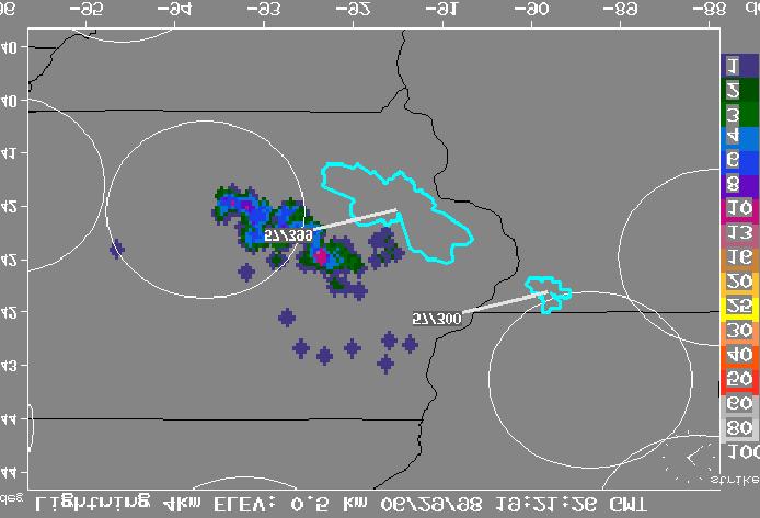 Convective Hazard Detection Radar Lightning Rate Radar WSI - VIL and Echo Tops National
