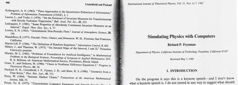 History Of Intrinsic Computing Nature already computes Information: H(Pr(X)) (Shannon 1940s) In chaotic