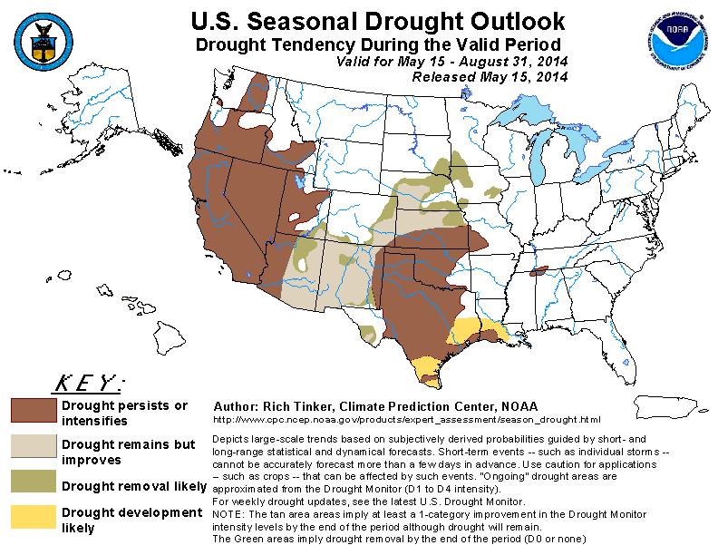 release of the U.S. Seasonal Drought Outlook.