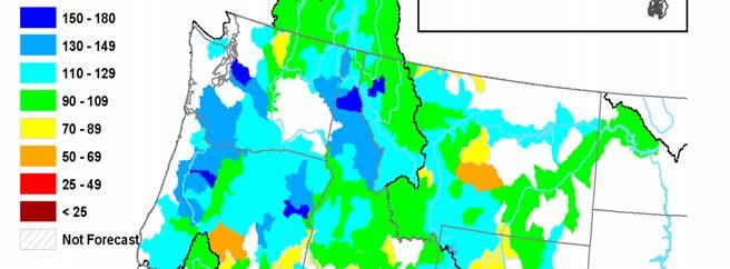Seasonal Streamflow Forecasts Only spring-summer forecasts