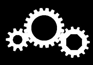 When two gears of different sizes are interlocked, they rotate