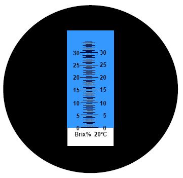 Analog Refractometer views No Sample