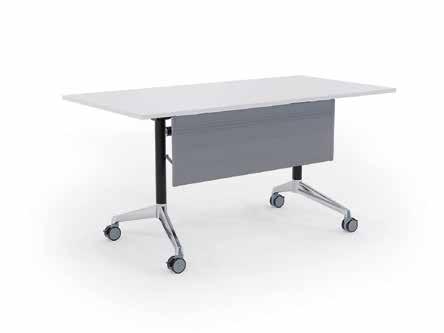 Flip Tables Flexible Workpods Presentations Training Shifting between learning modes can be