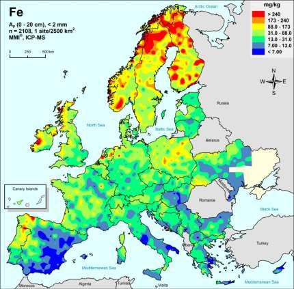 ore provinces in N-Europe