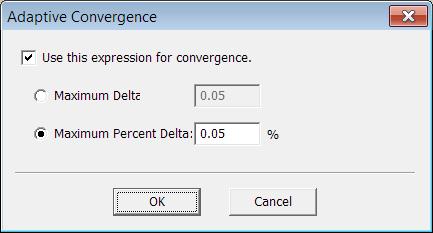 Convergence Criteria