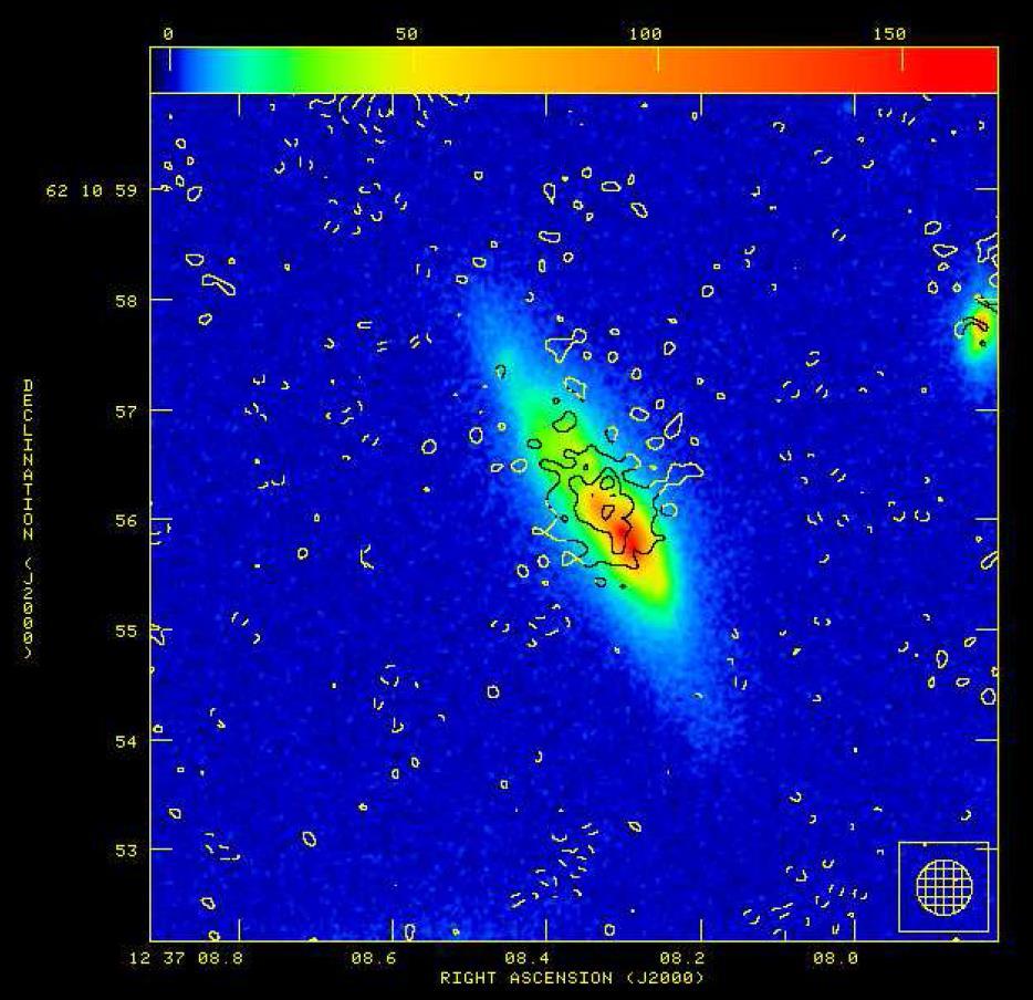 ~5x linear size of M82 Star-forming Galaxies Star-forming Galaxies: Extended radio emission across star-forming region Typical example J123708+621056 steep-spectrum starburst (S 1.