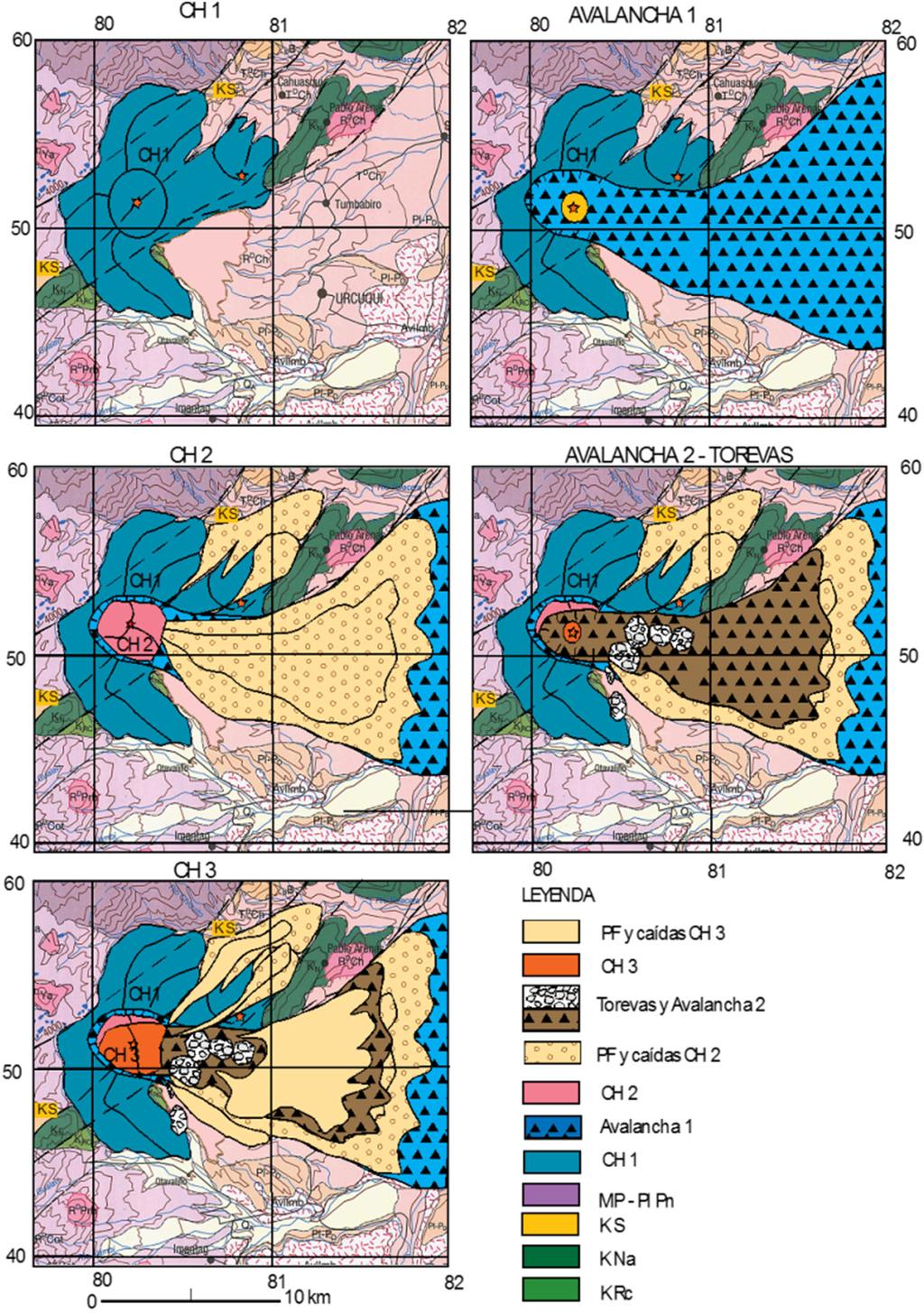 1 Volcanic evolution of Chachimbiro The Chachimbiro project area is located in the Chachimbiro volcanic complex (Figures 4 and 5), composed of andesitic lava flows and pyroclastic deposits associated