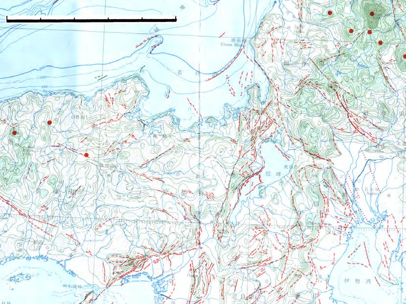50 km 1948 M7.1 1927 M7.3 Wakasa Bay 4 4 1662 M~7.5 3 2 Lake Biwa 1891 M8.