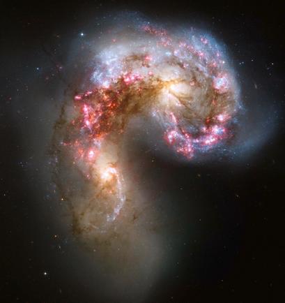 The Antennae Galaxies seen by