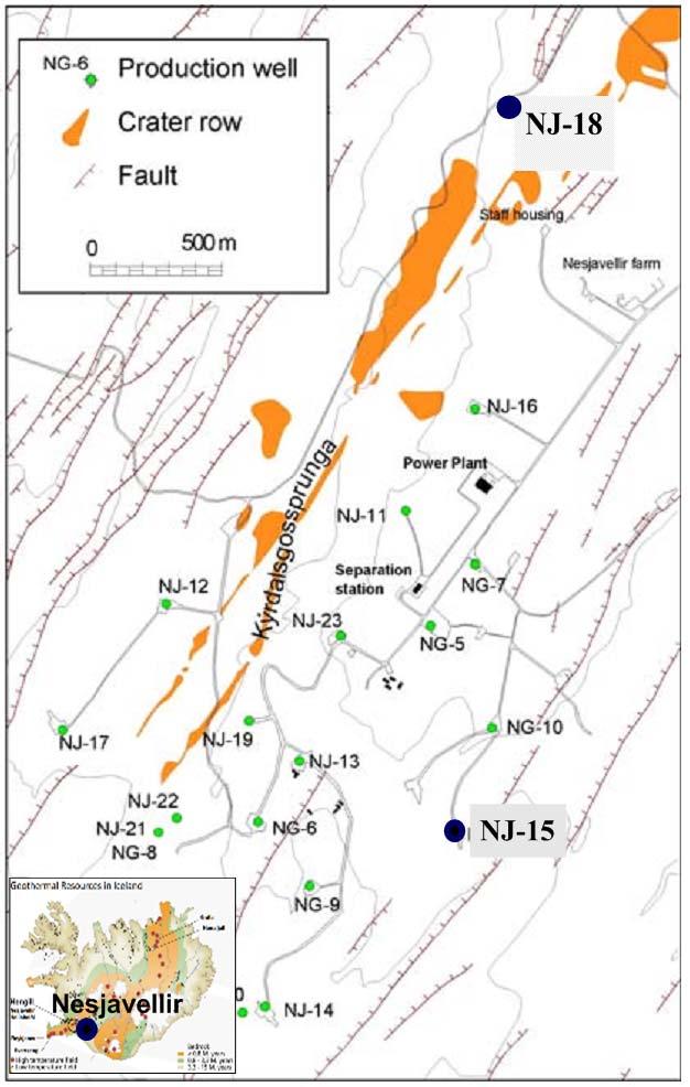 Ntihabose 506 Report 25 selected while wells K-37 and K-38 were selected for Krafla. Formation temperature estimation, initial pressure and analysis of an injection test were performed on all wells.